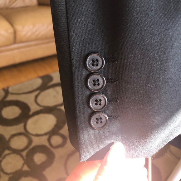 ❤️SALE❤️ Calvin Klein Slim Fit Black Jacket 42L - Picture 12 of 15